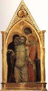 GIOVANNI DA MILANO Pieta of Christ and His Mourners oil painting on canvas